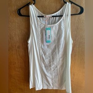 Brand New Skies are Blue Lace Front Top